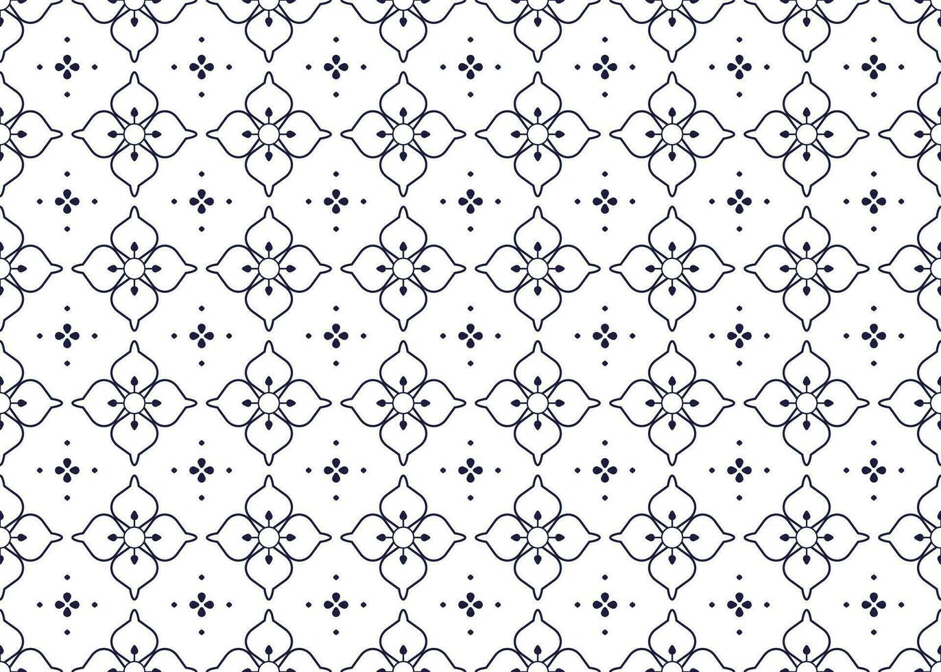 geometric flower and mandala ethnic fabric seamless pattern for cloth carpet wallpaper background wrapping etc. vector