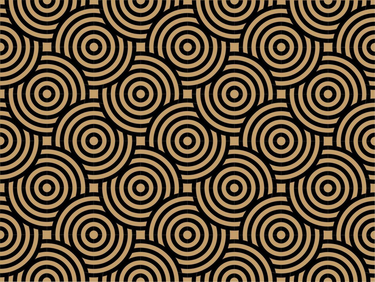 Black and Beige Colorful Seamless Pattern Abstract Background Vector