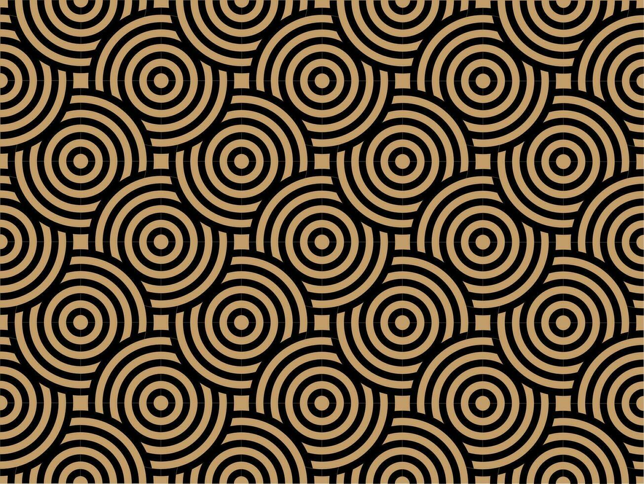 Black and Beige Colorful Seamless Pattern Abstract Background Vector