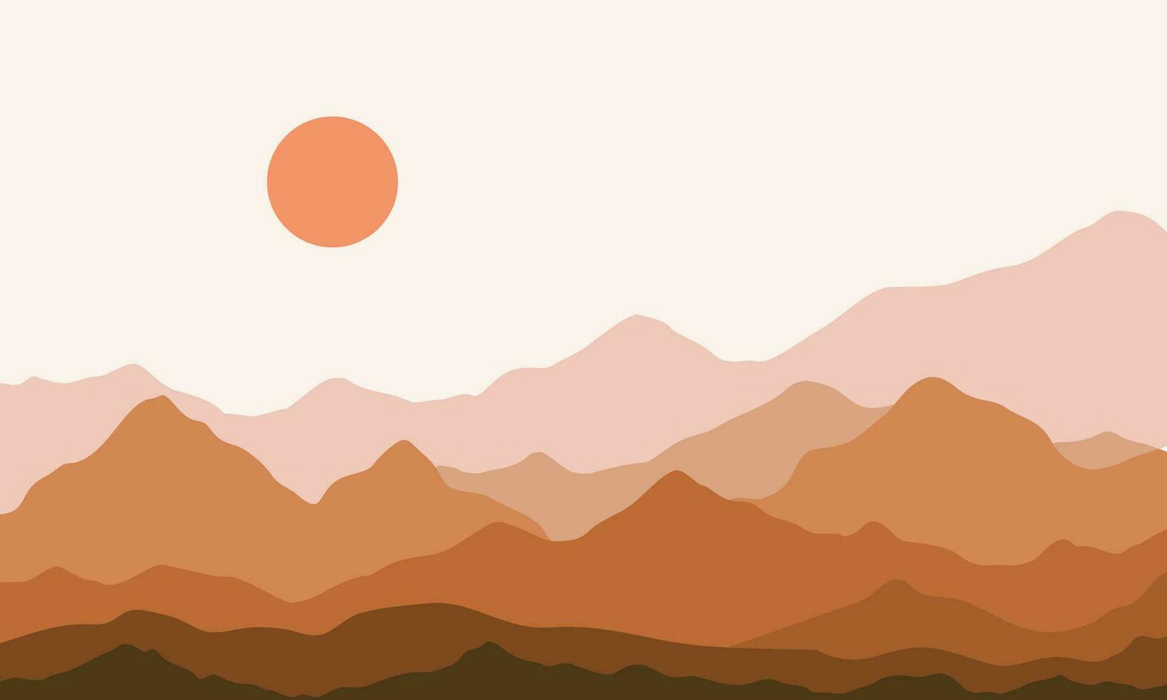 paisaje fondo.pared Arte vector. follaje línea Arte dibujo con resumen forma.planta Arte diseño para imprimir, cubrir, fondo de pantalla, mínimo y natural pared vector