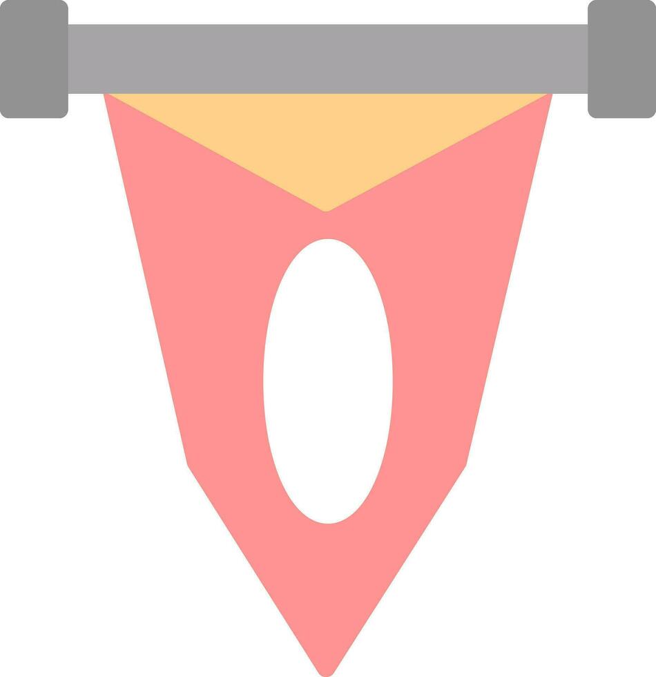 Pennant Vector Icon Design