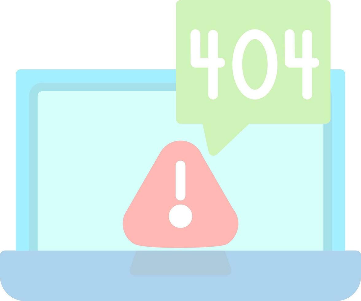 404 error Vector Icon Design