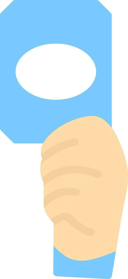 Yellow card Vector Icon Design