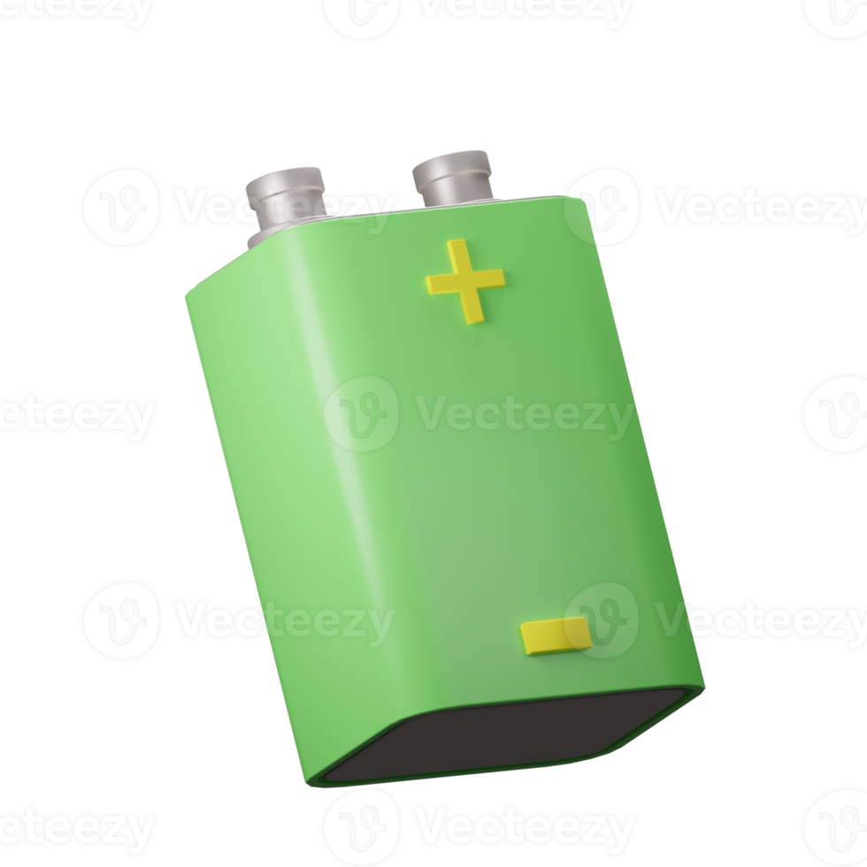 3d Batterie Energie png