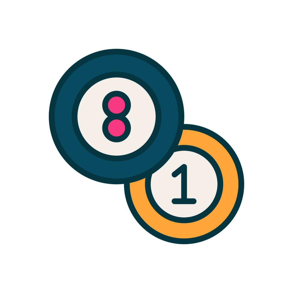 billiard icon for your website, mobile, presentation, and logo design. vector