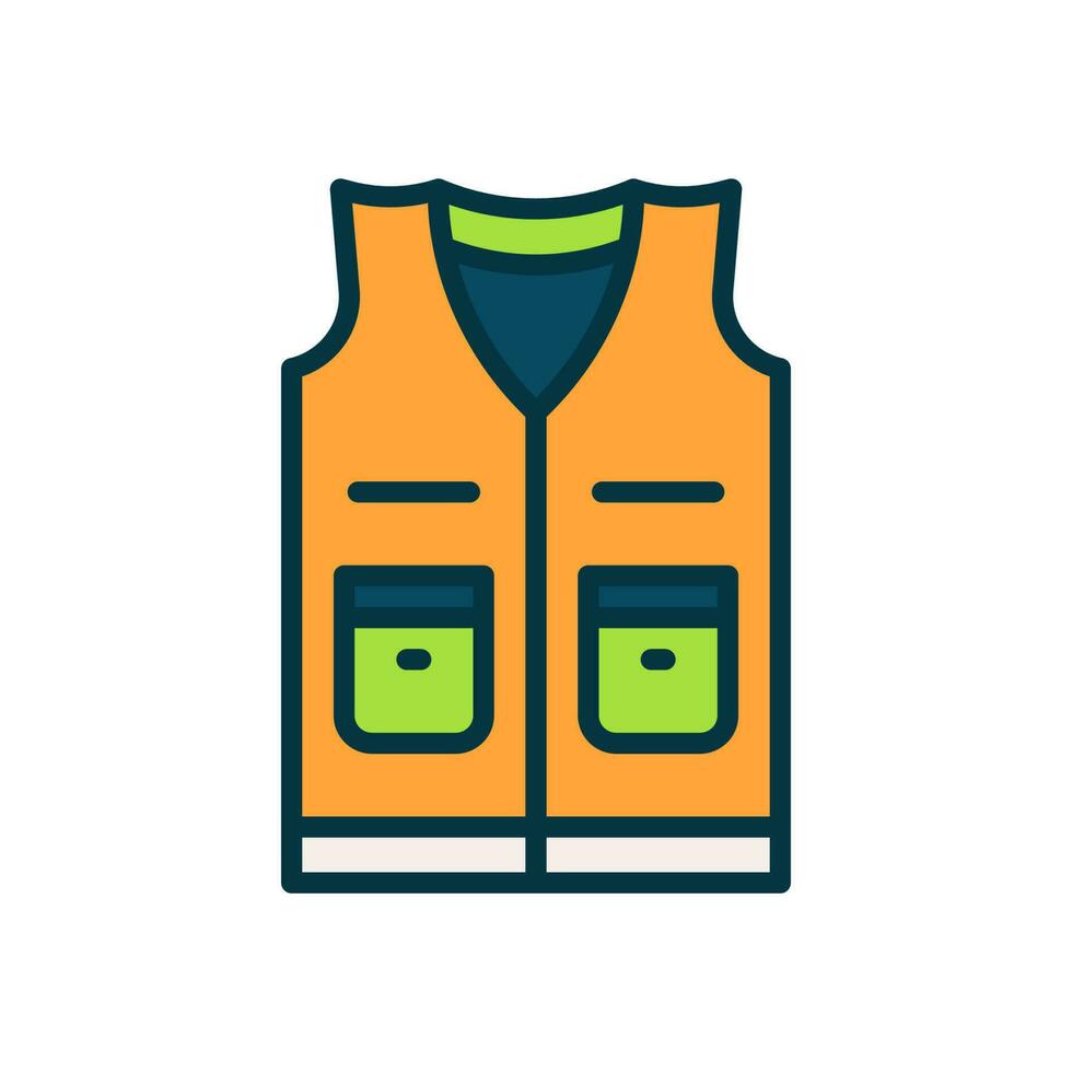 vest icon for your website, mobile, presentation, and logo design. vector