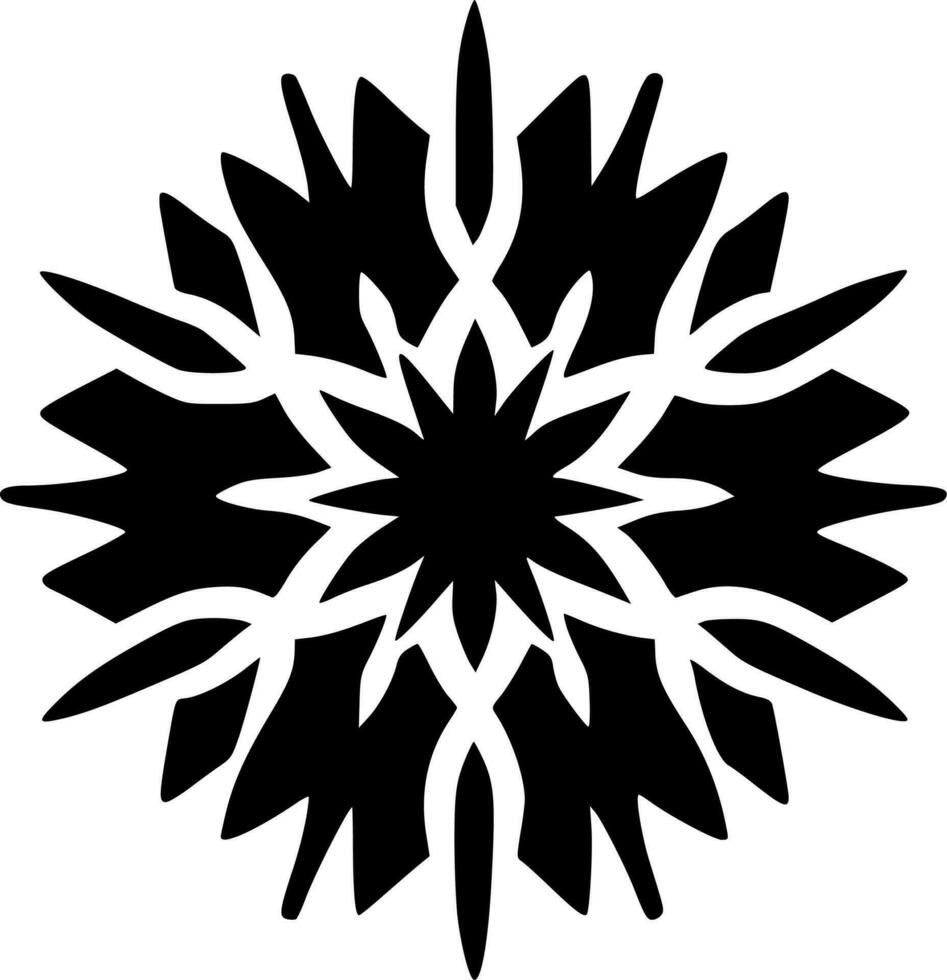 Snowflake - High Quality Vector Logo - Vector illustration ideal for T-shirt graphic