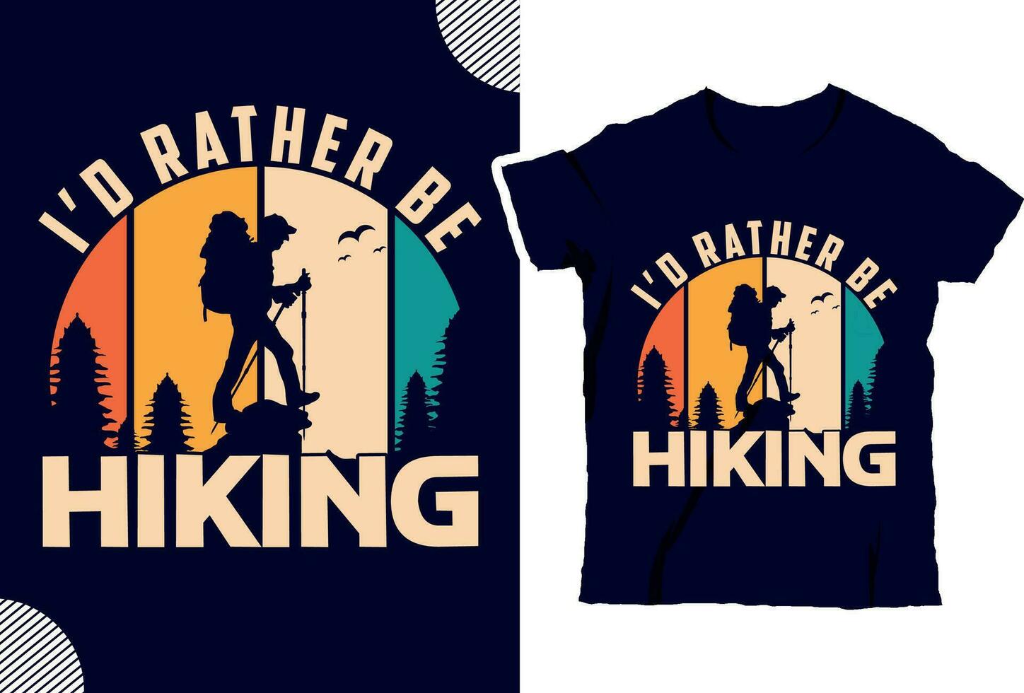 Hiking t-shirt design, t-shirt design vector