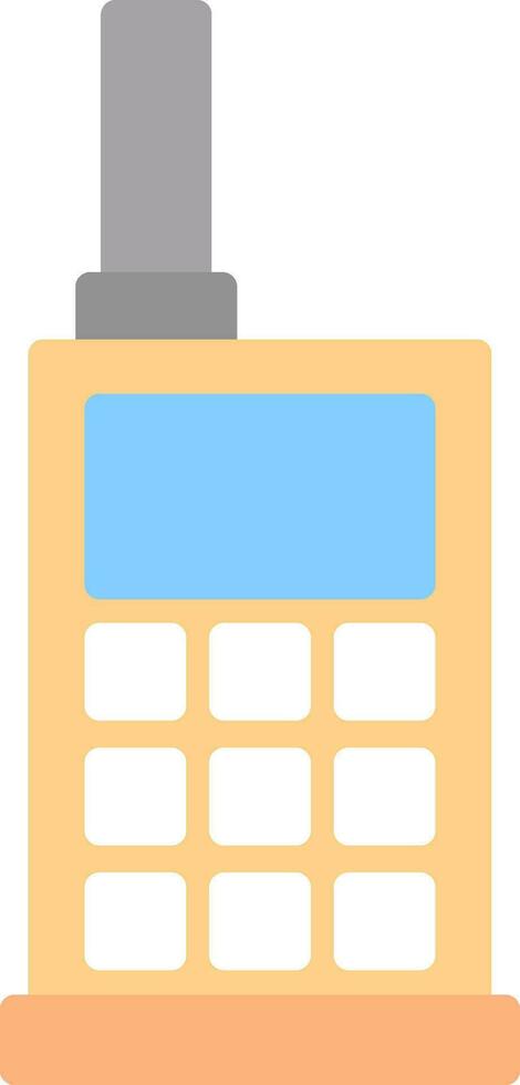 Walkie talkie Vector Icon Design
