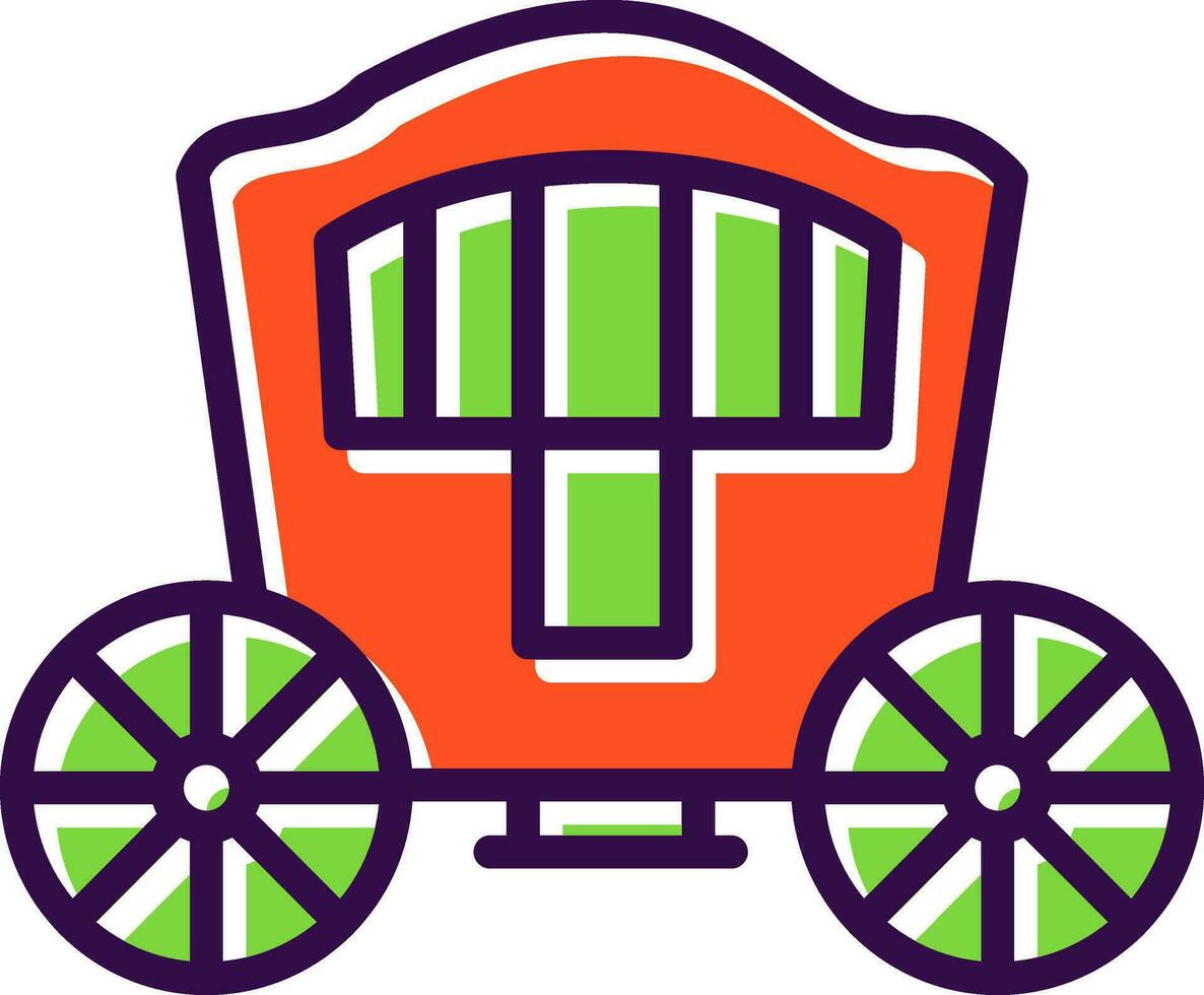 Carriage Vector Icon Design