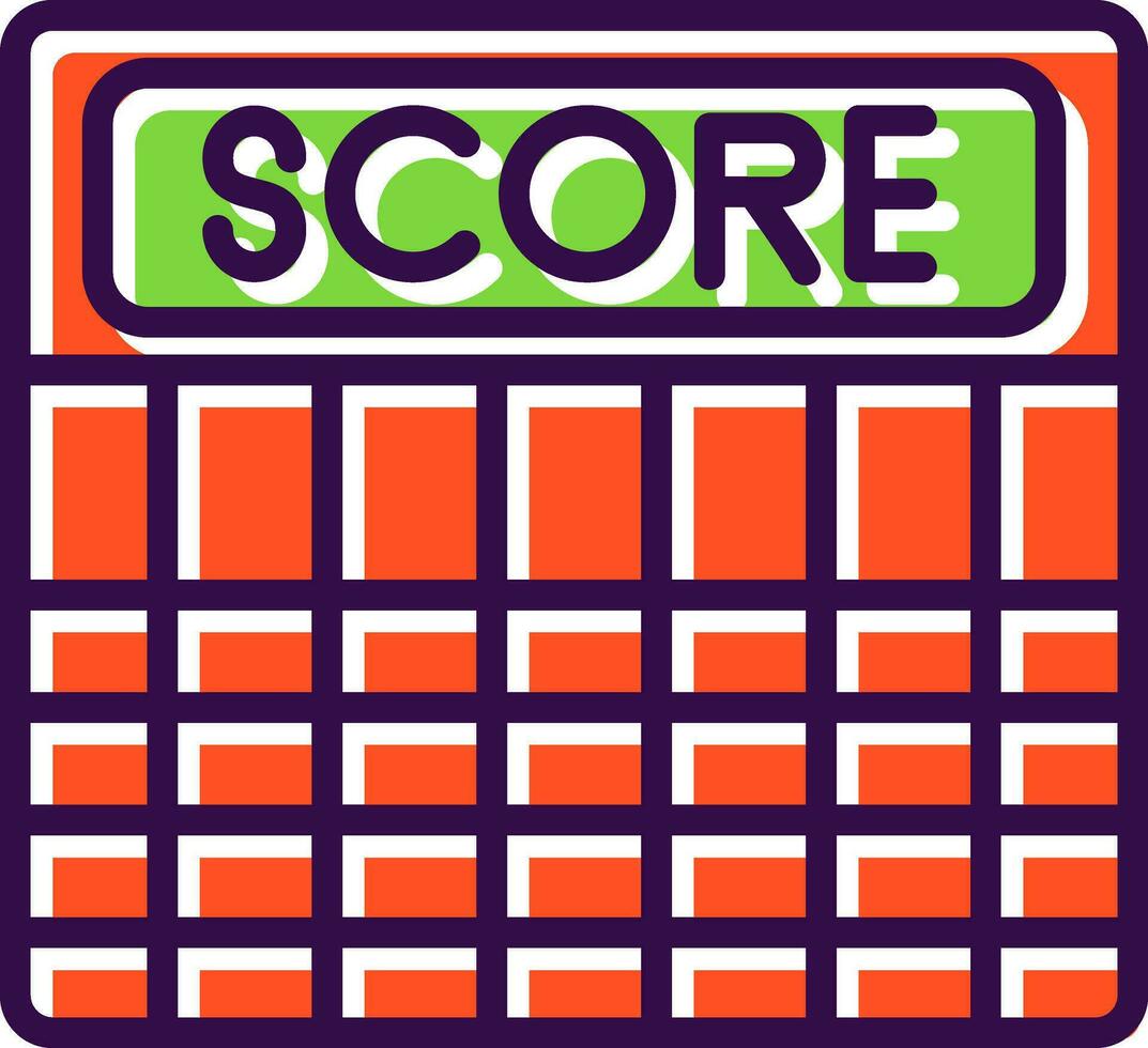 Score Vector Icon Design