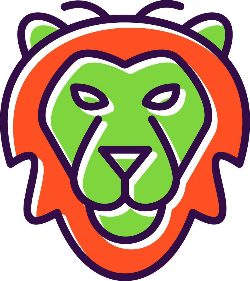 Lion Vector Icon Design