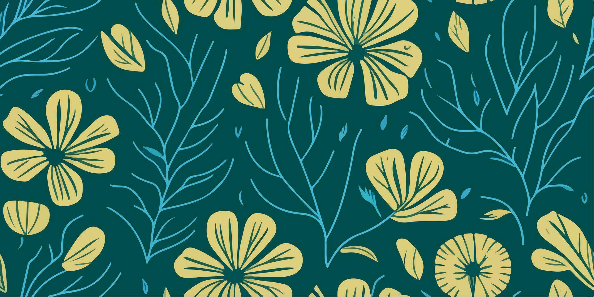 Nature's Canvas, Captivating the Beauty of Marigold Patterns in Spring vector