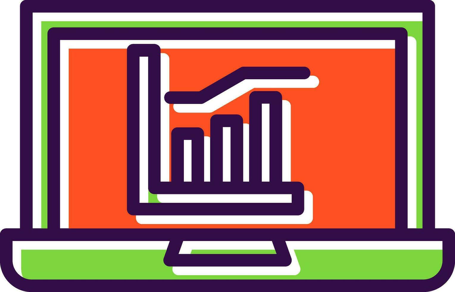 Analytics Vector Icon Design