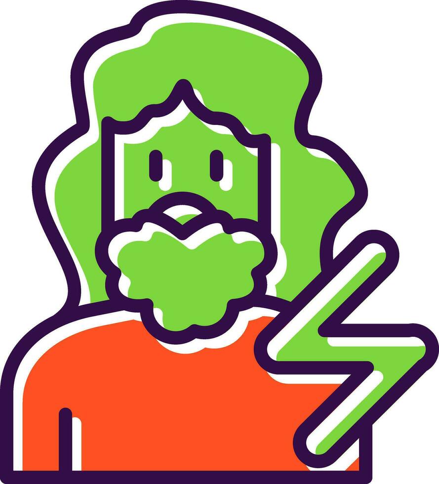 Zeus Vector Icon Design