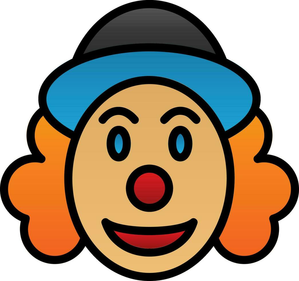 Clown Vector Icon Design