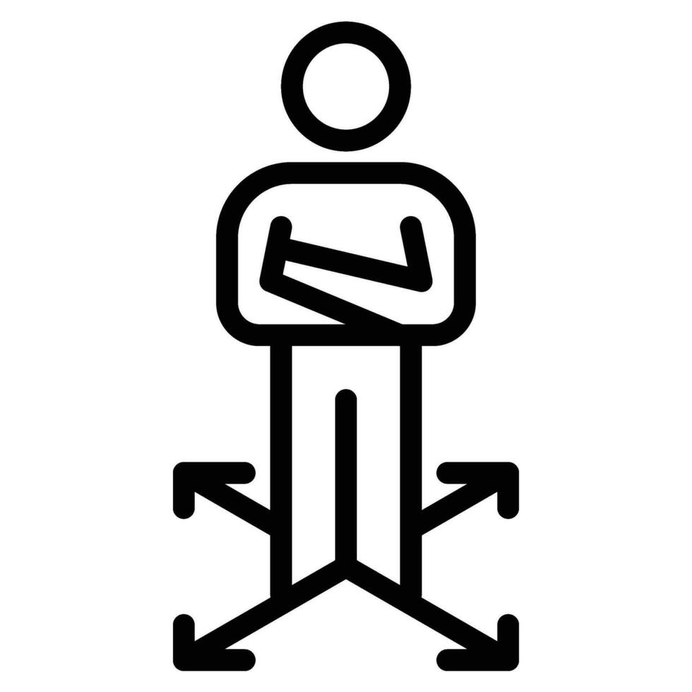 business human icon line vector design elements pictograms wed logo and infographics