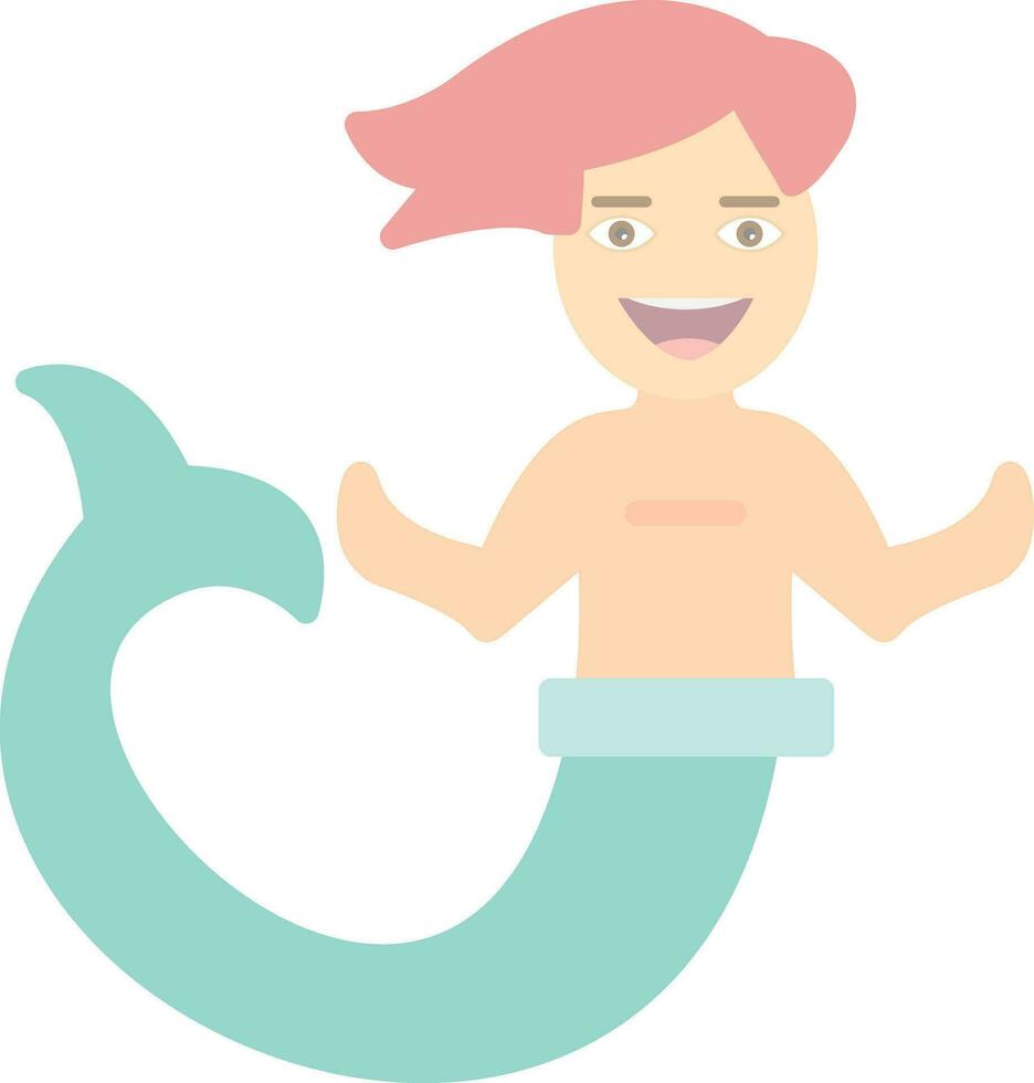 Mermaid Vector Icon Design