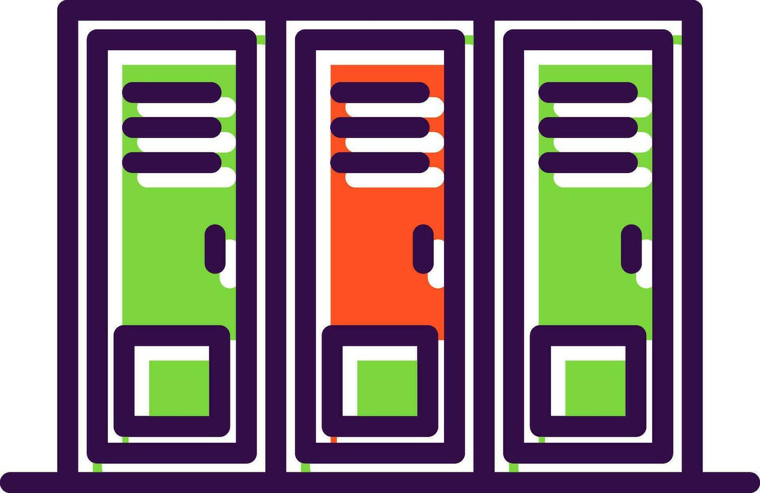 Locker Vector Icon Design