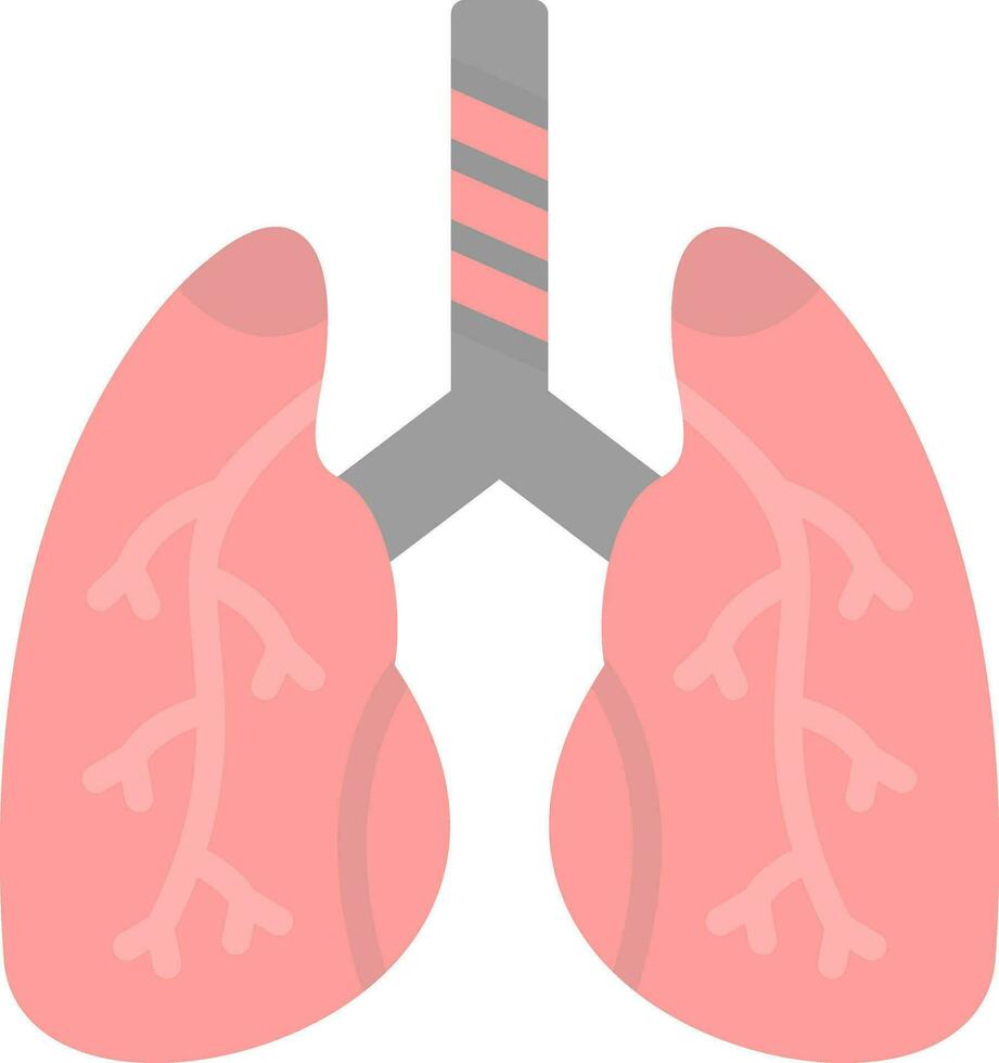 Lungs Vector Icon Design