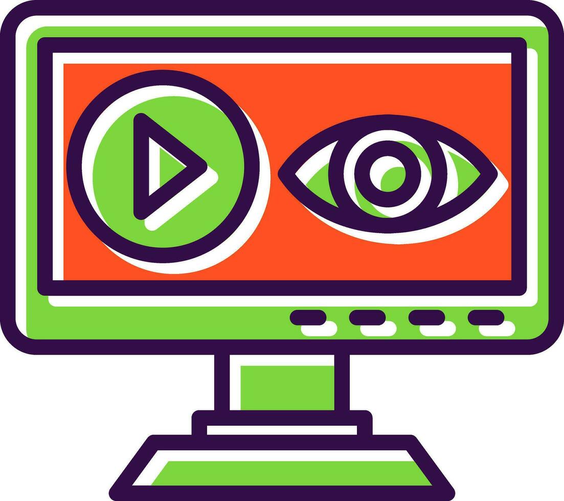 Views Vector Icon Design