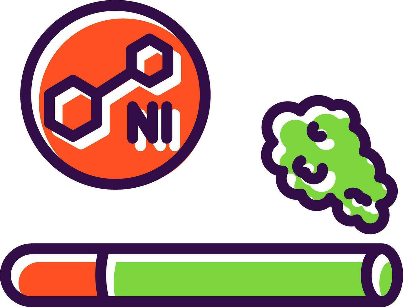 Nicotine Vector Icon Design