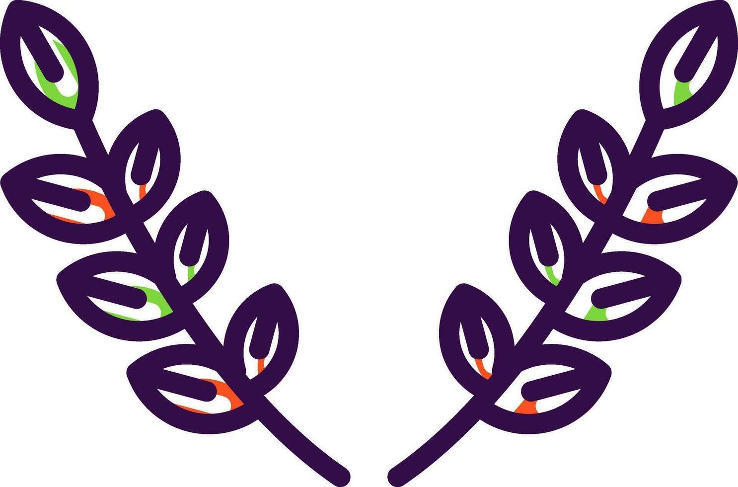 Laurel Vector Icon Design