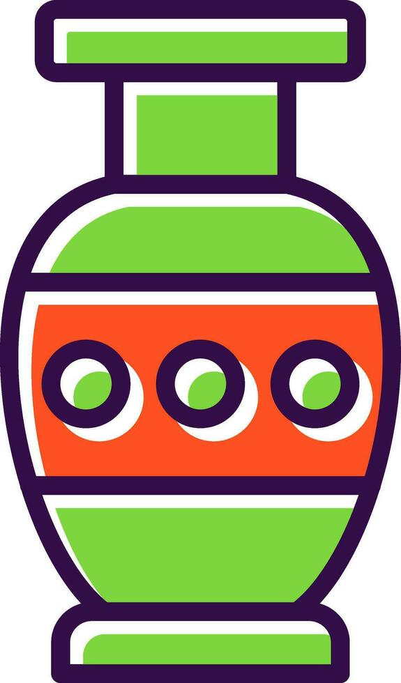 Vase Vector Icon Design
