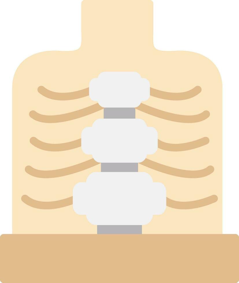 Ribcage Vector Icon Design