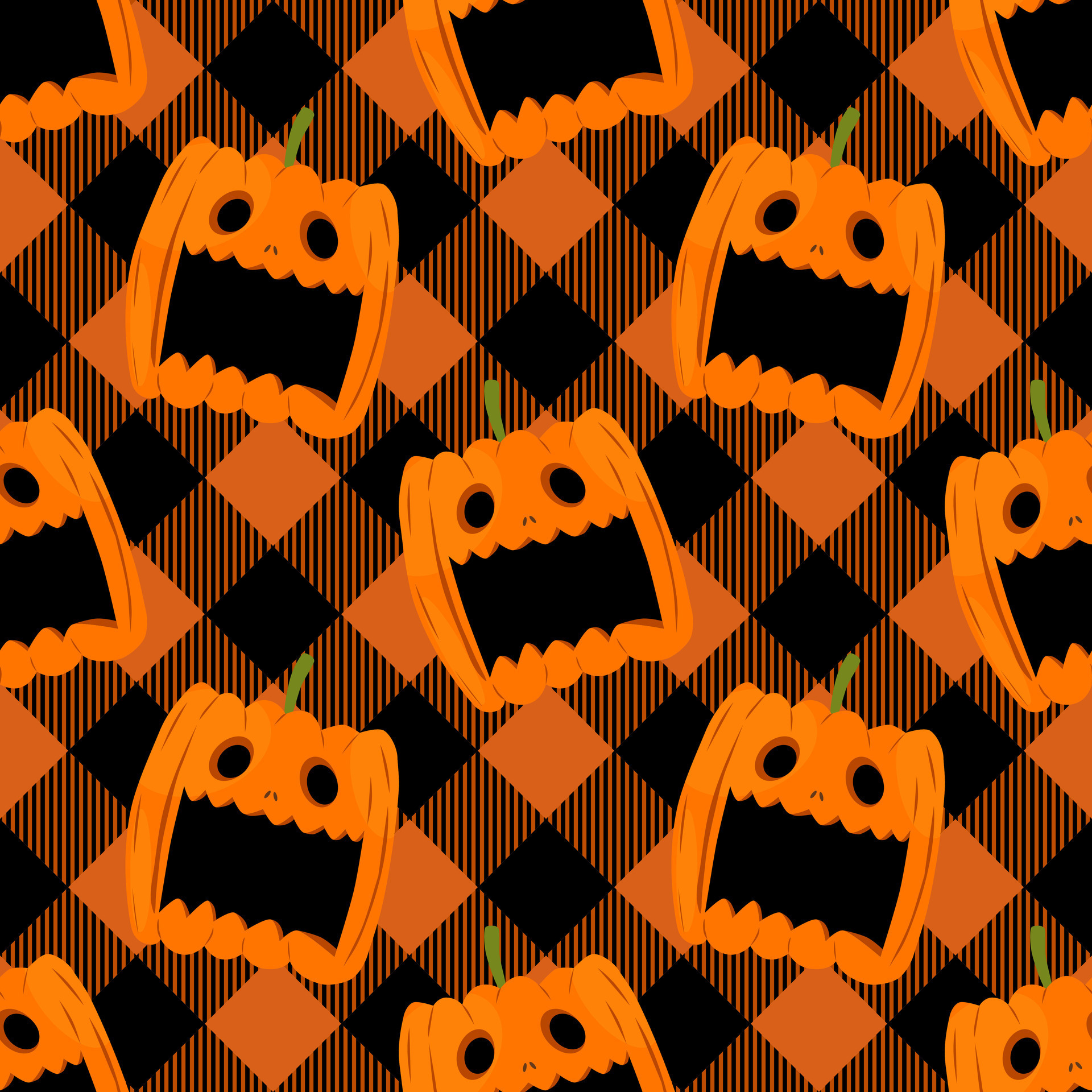 Halloween pattern seamless background. Plaid fabric pattern. 25370639