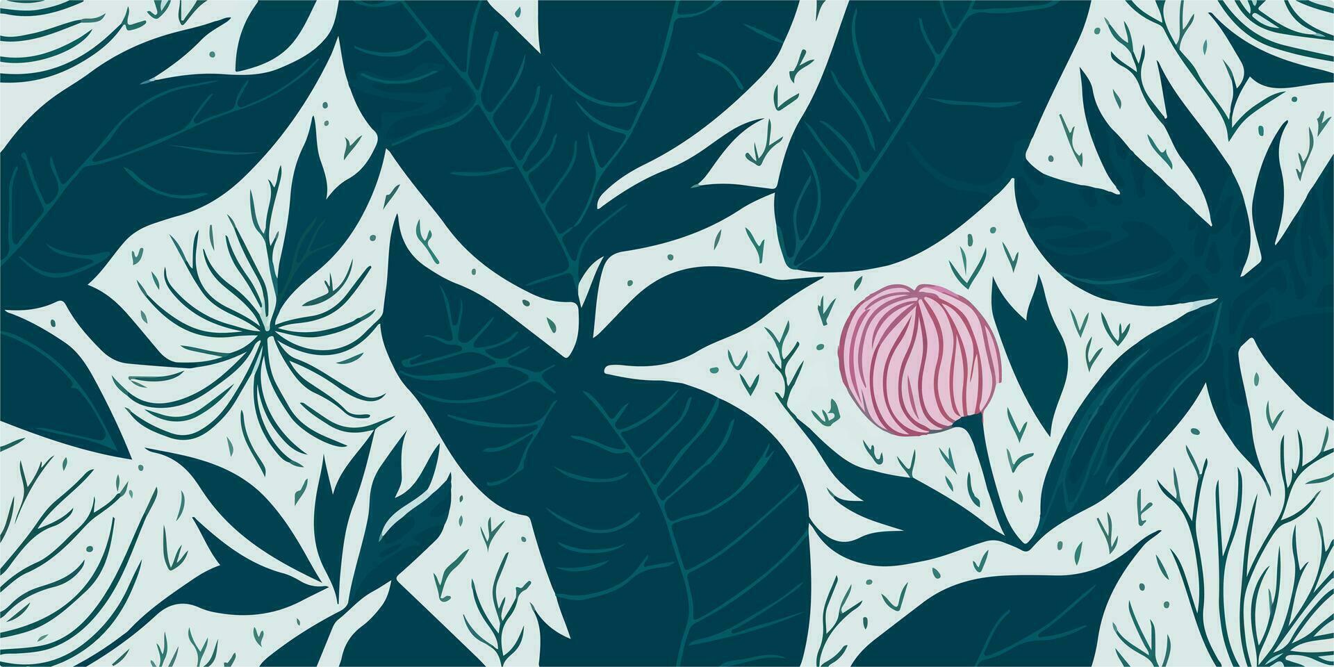 Delicate Petals. Seamless Patterns Celebrating Nature's Beauty vector