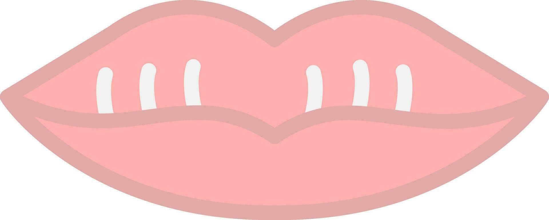 Lips Vector Icon Design