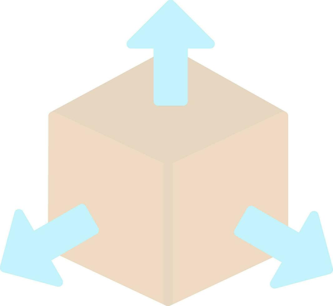 diseño de icono de vector de cubo