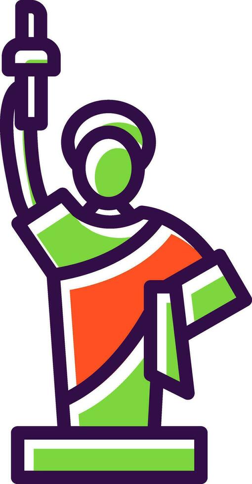 Statue Vector Icon Design
