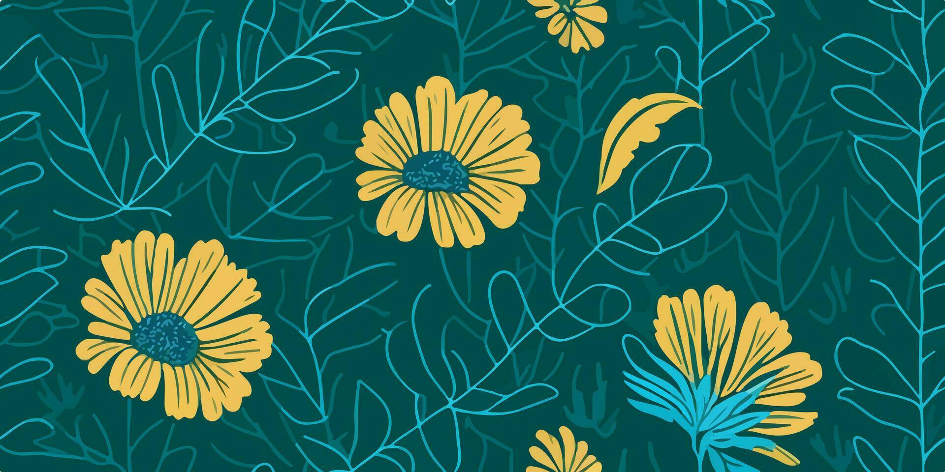 Cheerful Marigold Designs, Embracing the Vibrancy of Spring vector