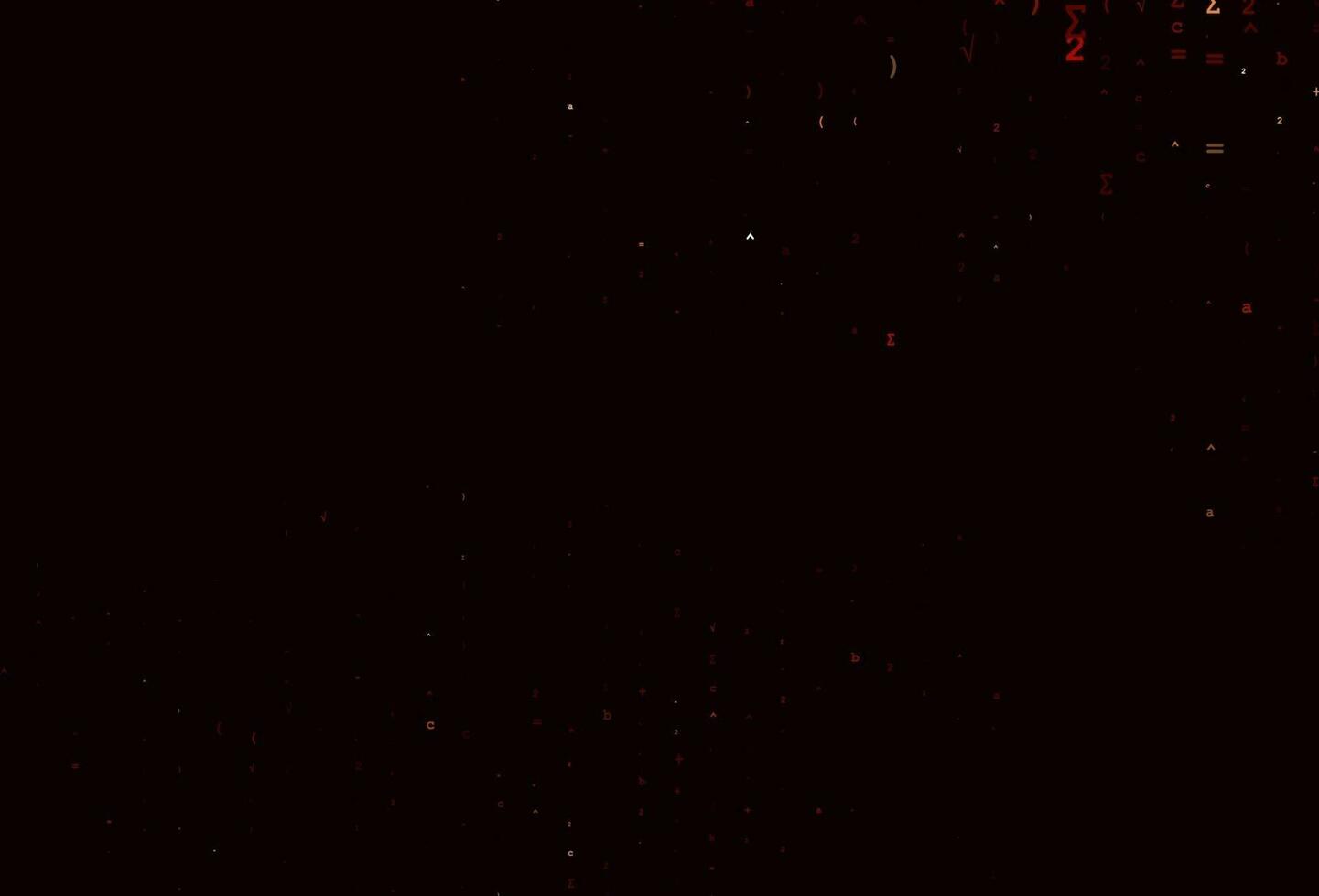 Light Red vector backdrop with algebra elements.