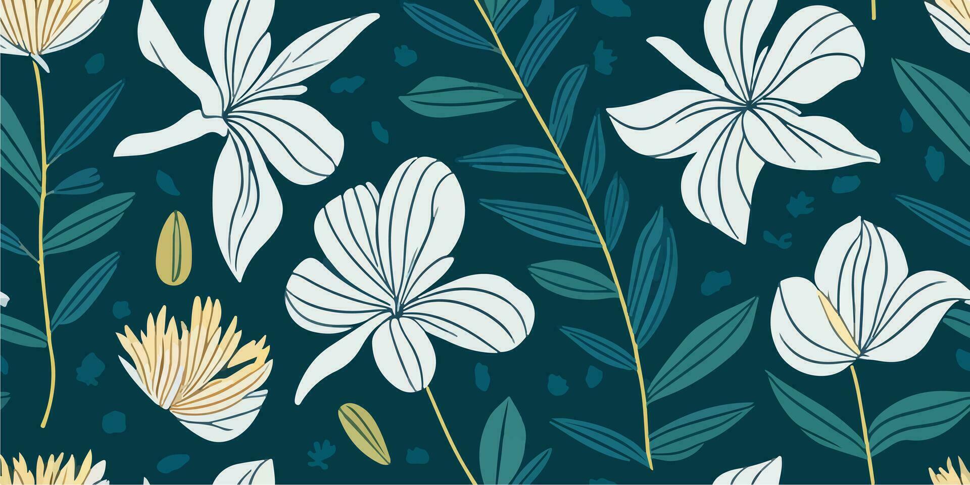 Tropical Tapestry. Weaving the Richness of Frangipani Patterns into Artwork vector