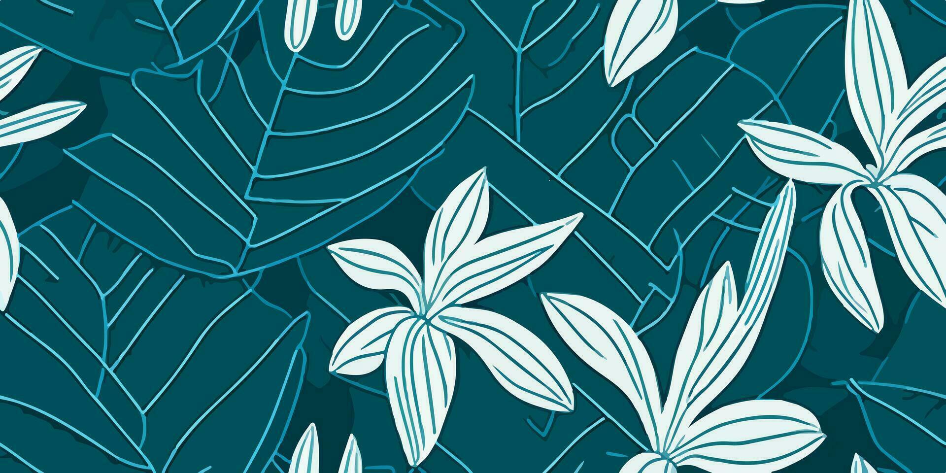 Lush Botanical Patterns. Embracing the Richness of Frangipani Flowers vector