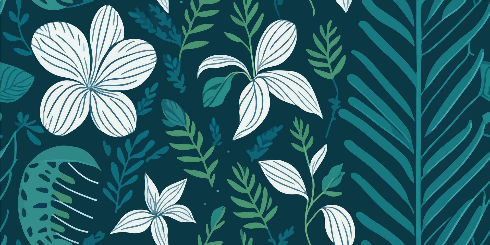 Tranquil Tropics. Designing Calming Frangipani Patterns for a Peaceful Summer vector