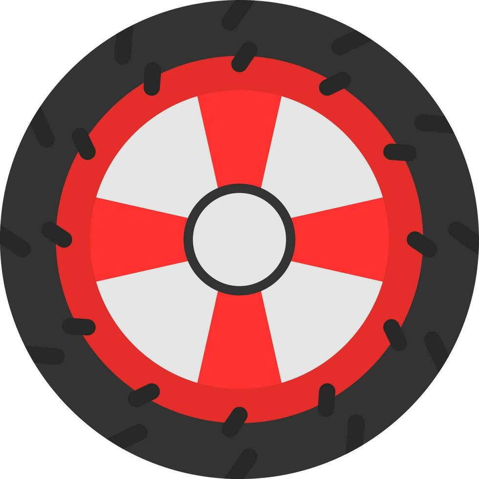 Wheel Vector Icon Design