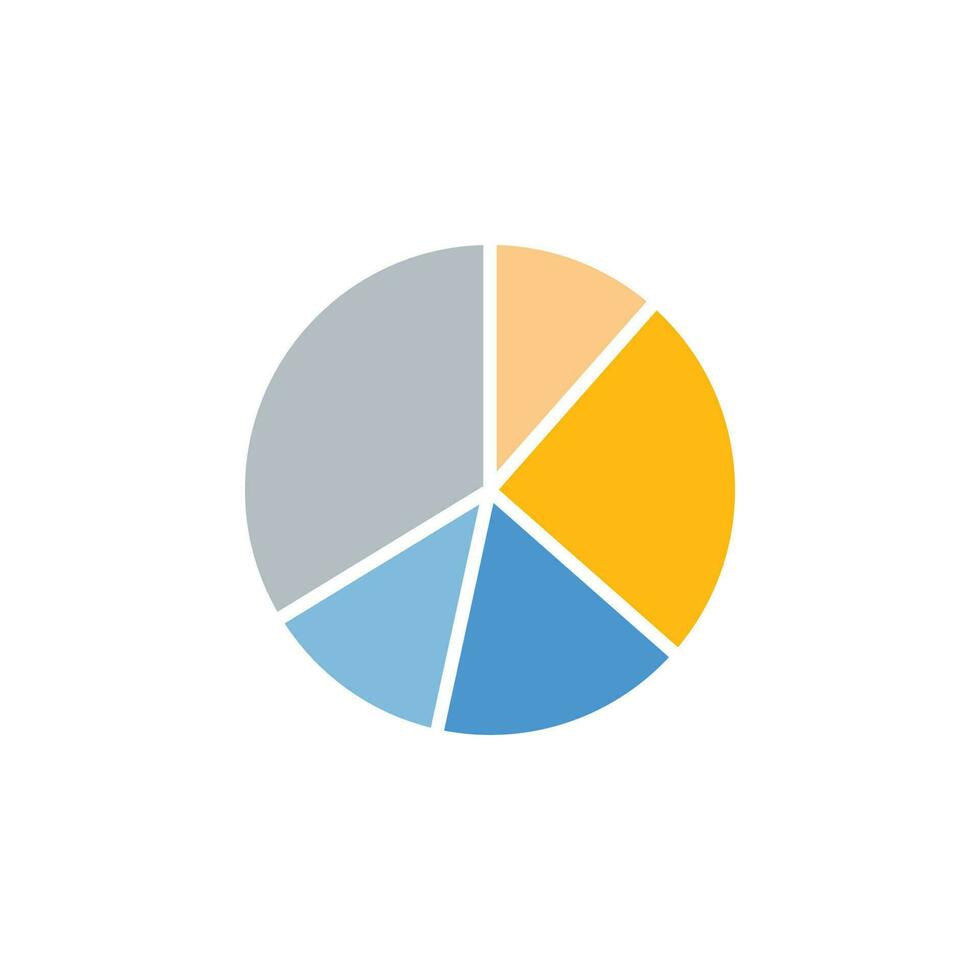 Chart, column graph, infographic element. Finance and economy with yellow vector. vector