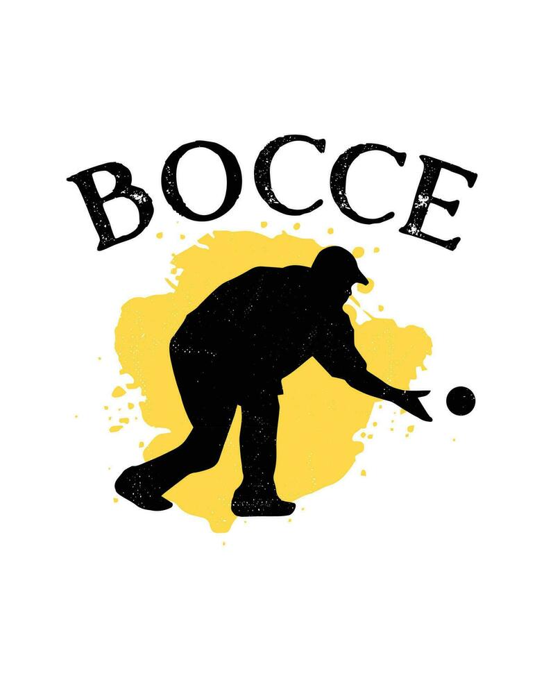 Bocce ball t-shirt design, Bocce typography t-shirt design vector