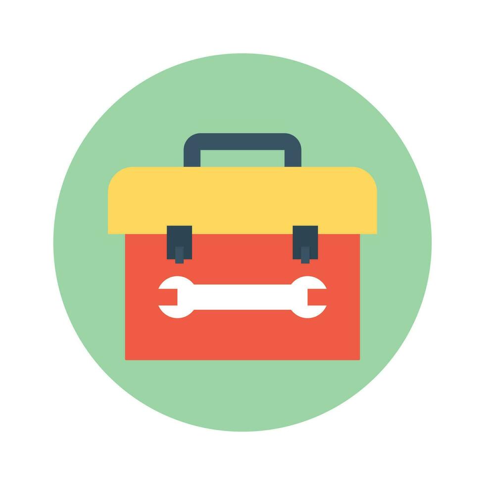 Tool Kit  vector Flat Icon style illustration. EPS 10