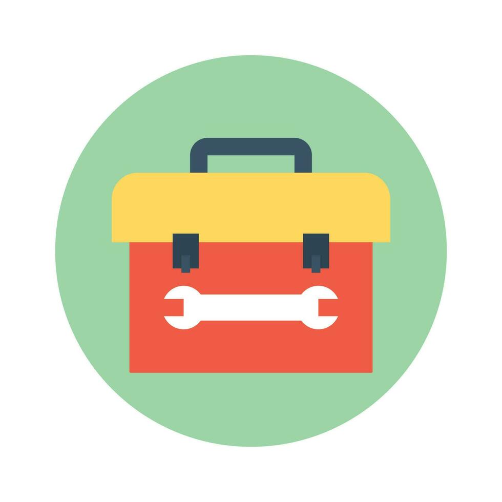 Tool Kit  vector Flat Icon style illustration. EPS 10