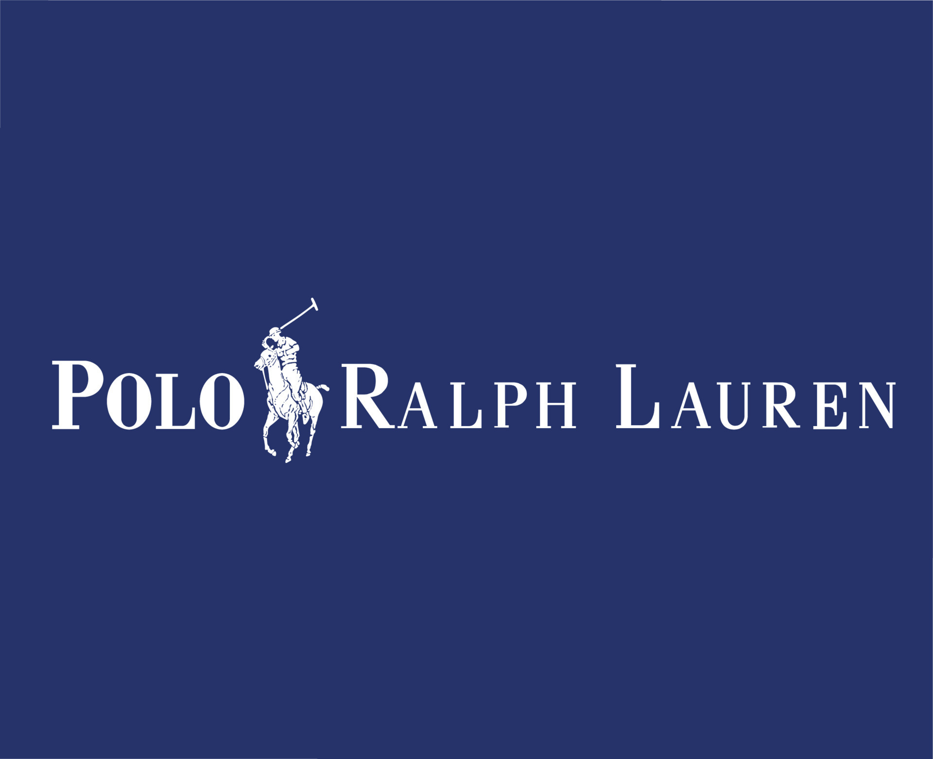 Polo Ralph Lauren Brand Logo With Name White Symbol Clothes Design