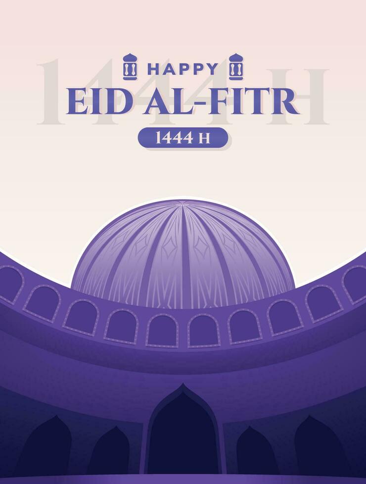 Ramadan posters. Eid Al-Fitr. Ramadan Sale. Eid al-Fitr theme with the concept of a mosque dome. vector illustration