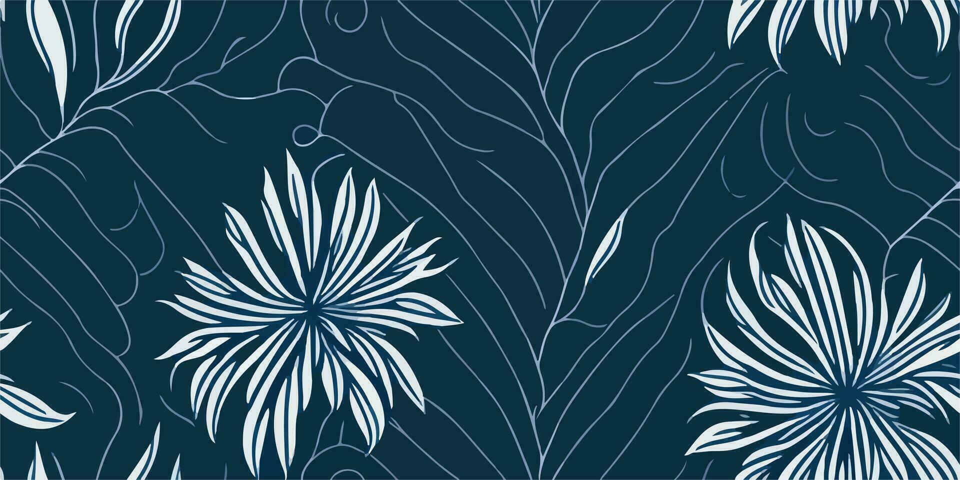 Elegant Seamless Aster Floral Pattern for Textile Design vector