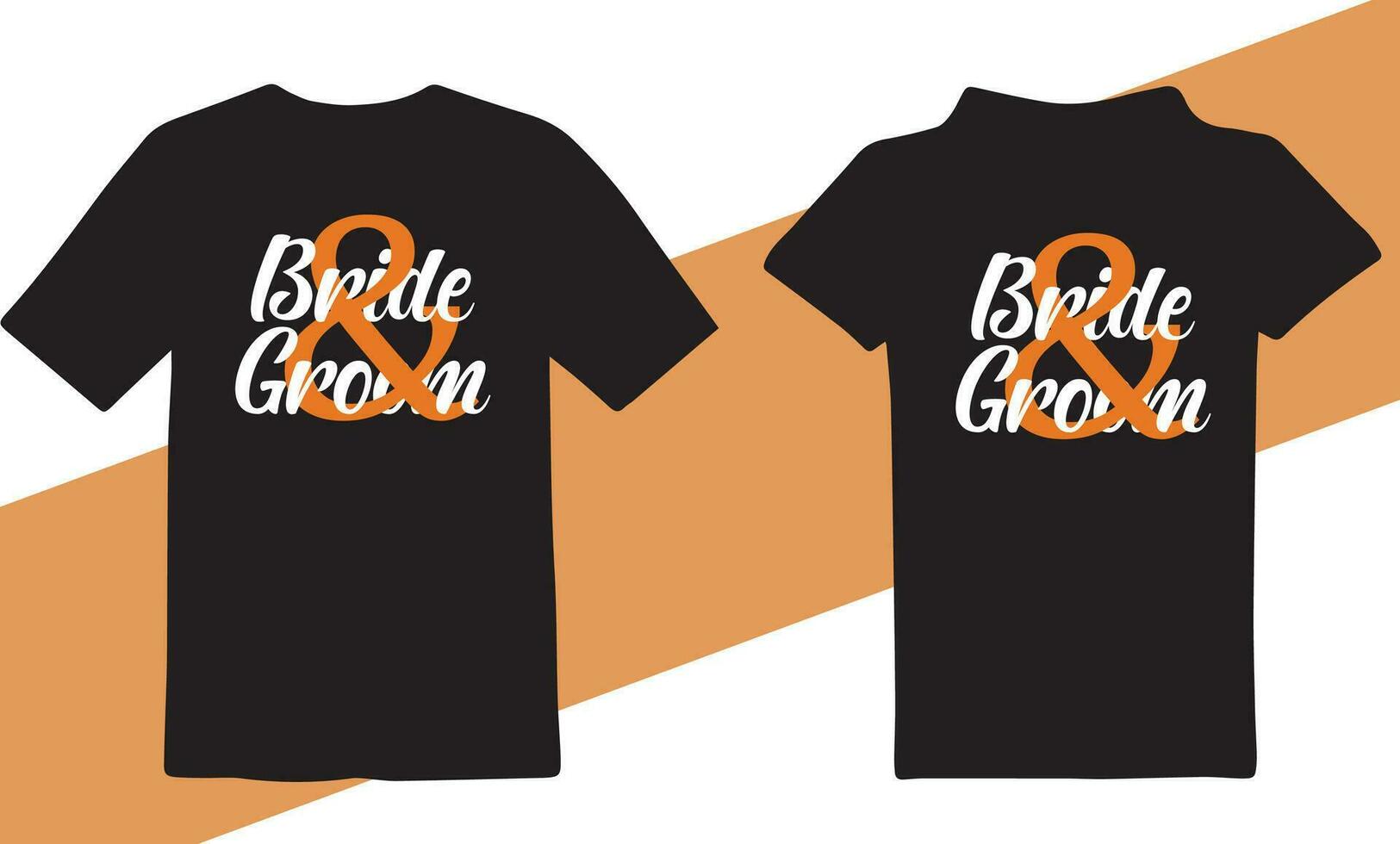 bride and groom t-shirt designs free vector download