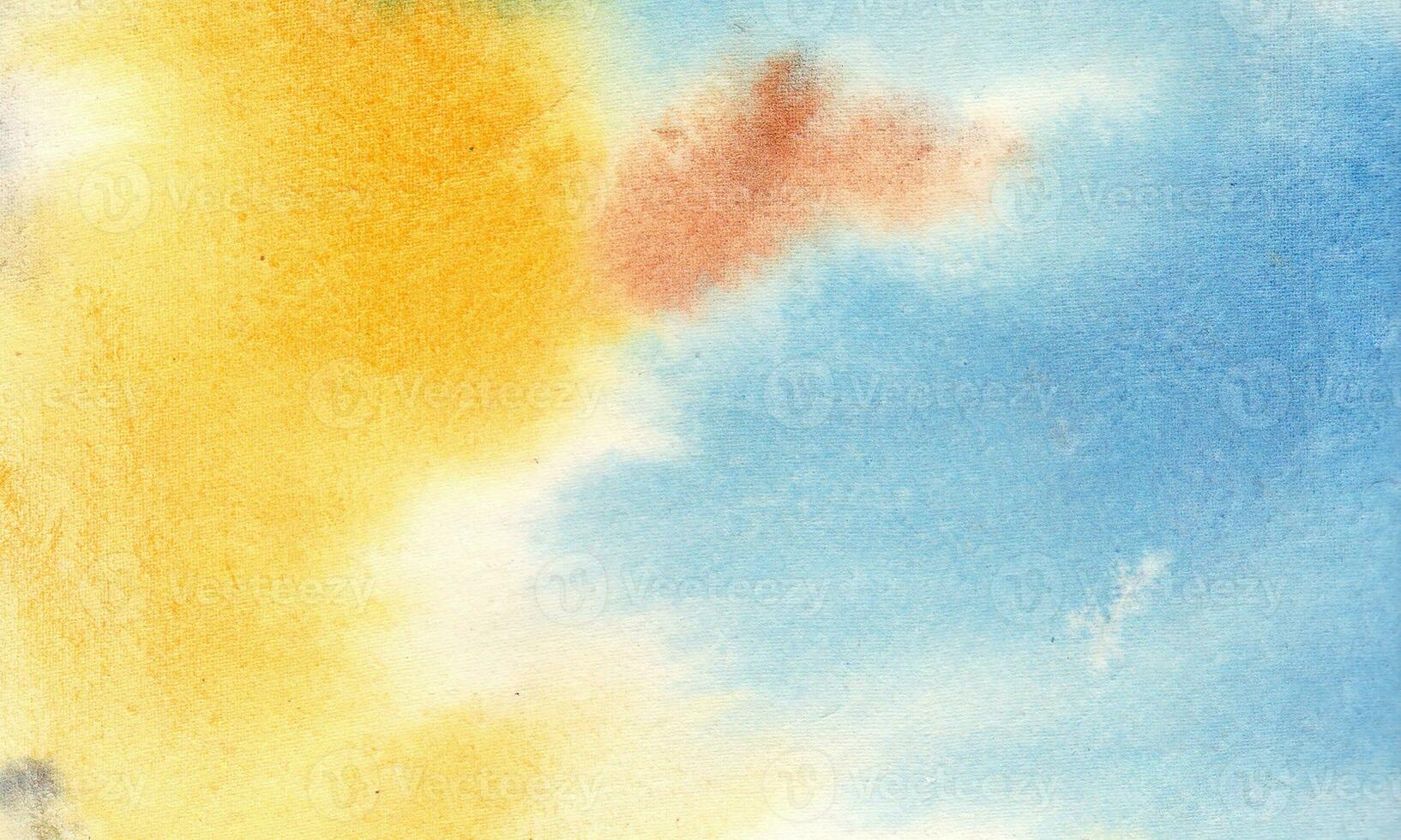 Colorful Water color wash photo