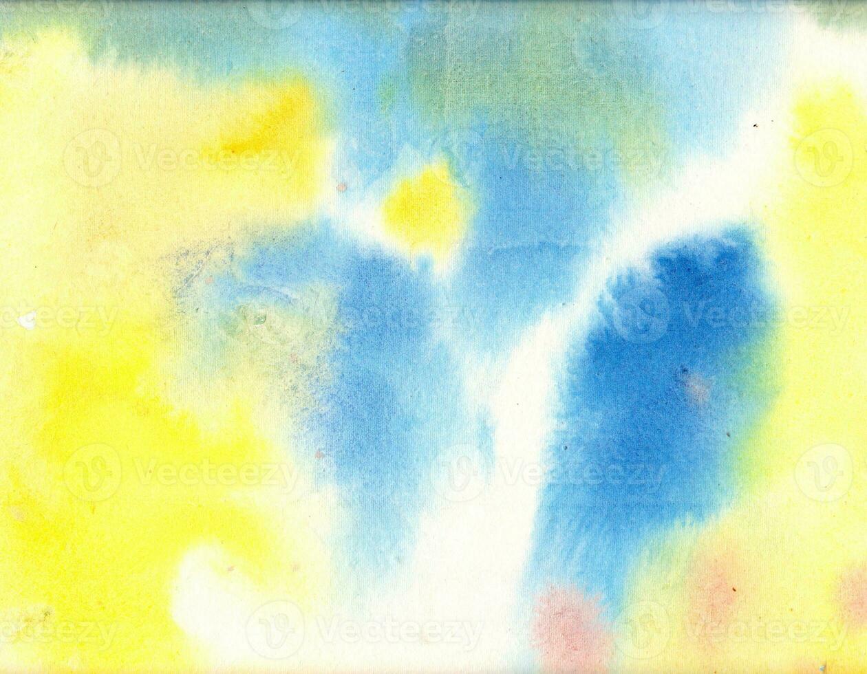 Colorful Watercolor Wash photo